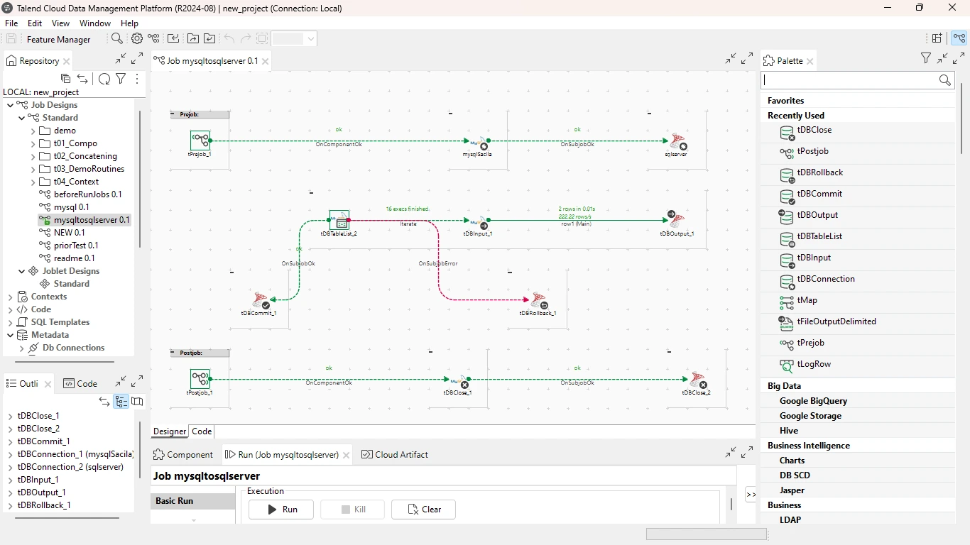 Migration Talend